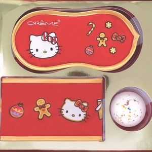 hello kitty x creme bathbomb set